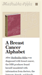 Mobile Screenshot of abreastcanceralphabet.com